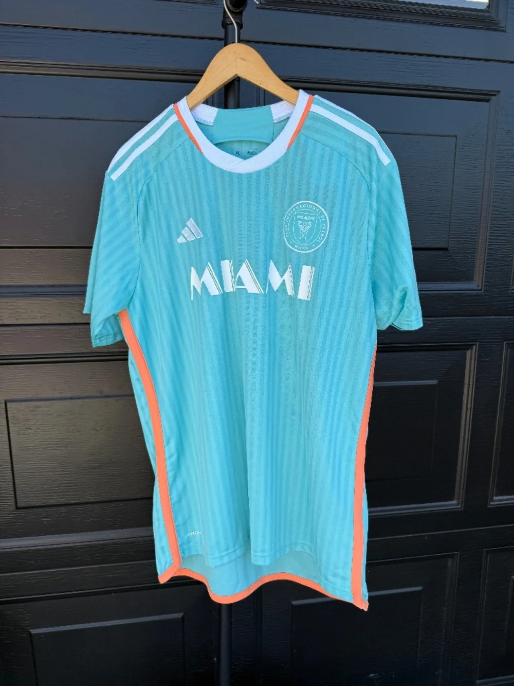 New W/ Tags! Men's Adidas Inter Miami CF 2025 MLS Jersey Aqua Aeroready Size XL